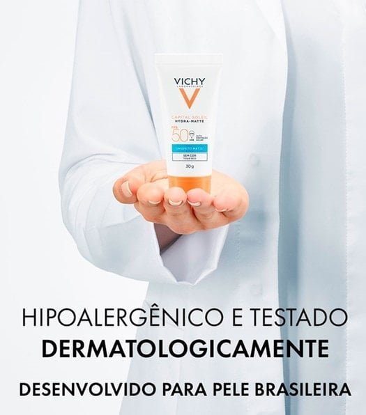 Protetor Solar Facial Hydra-matte FPS50 40g - Imagem 3